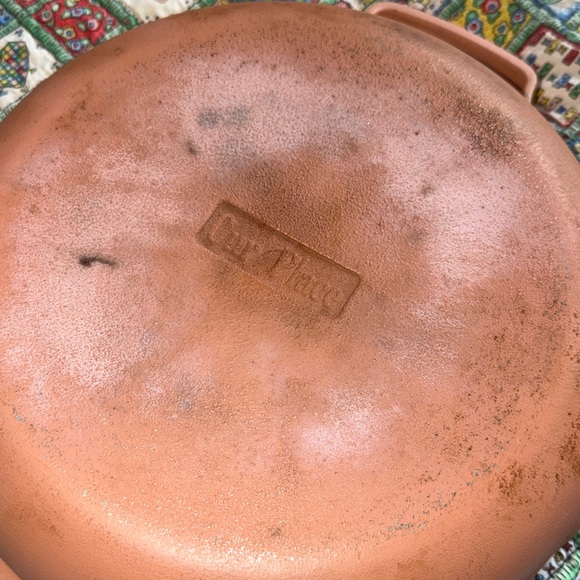 Our Place Orange Ceramic-Coated Skillet with Lid - Picture 5 of 6